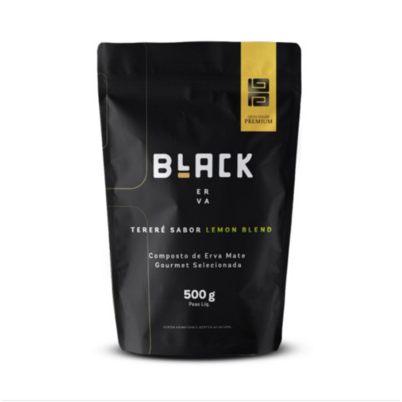 CAIXA ERVA MATE BLACK LEMON BLEND 12X500G