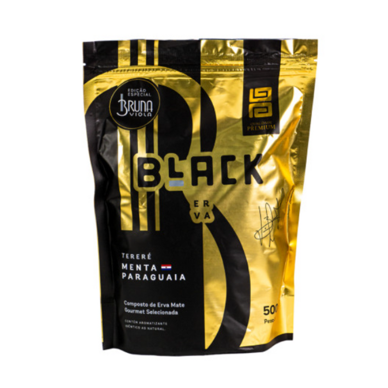 CAIXA ERVA MATE BLACK MENTA PARAGUAIA 12X500G