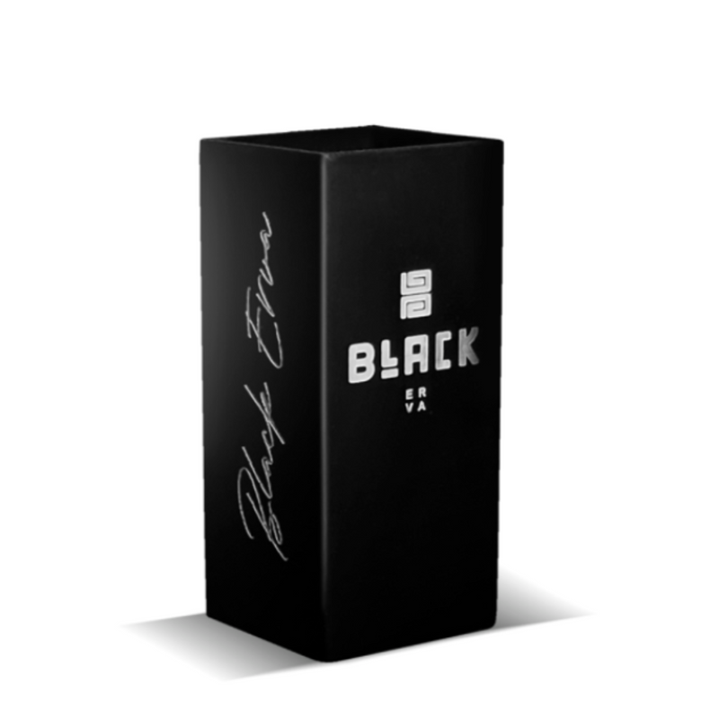 COPO BLACK QUADRADO INOX 350ML - PRETO