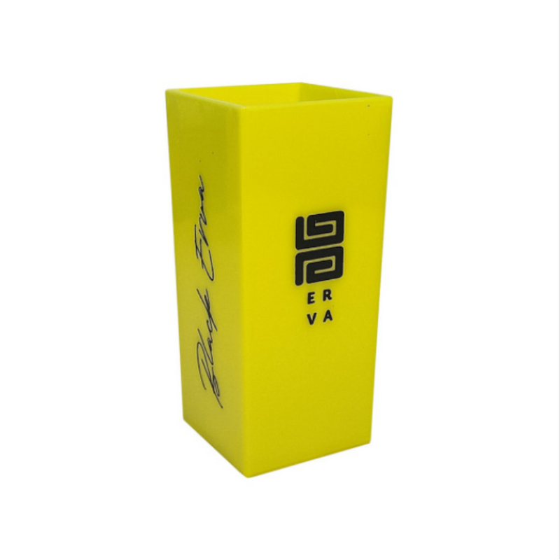 COPO BLACK QUAD ACRILICO 350ML - AMARELO