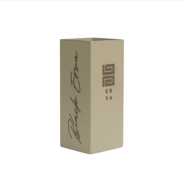 COPO BLACK QUADRADO INOX 350ML - OFF WHITE