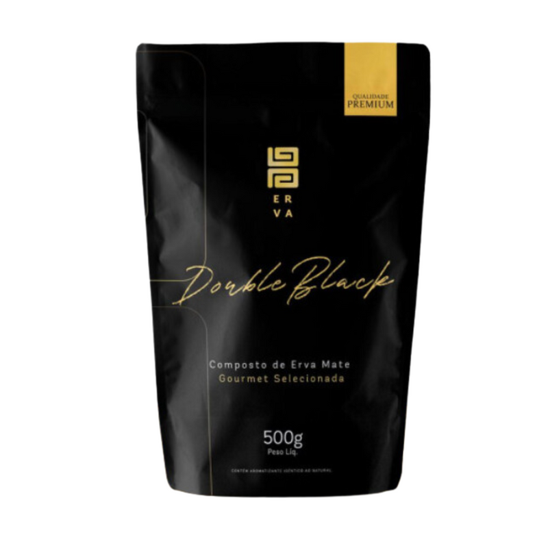 CAIXA ERVA MATE BLACK DOUBLE BLACK 12X500G
